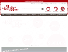 Tablet Screenshot of meublerie.com